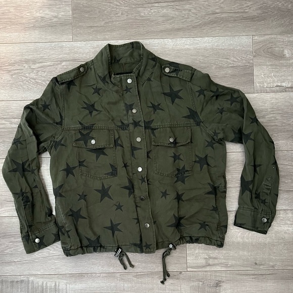 RAILS | COLLINS JACKET | SAGE with BLACK STAR | size small - Picture 5 of 15